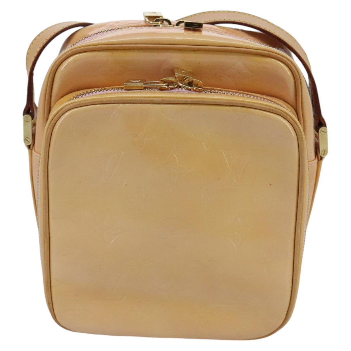 LOUIS VUITTON Monogram Vernis Wooster Bag Marshmallow Pink M91037 ep6329