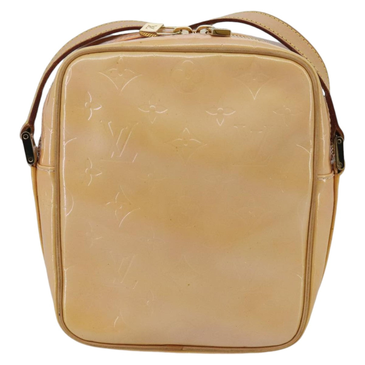 LOUIS VUITTON Monogram Vernis Wooster Bag Marshmallow Pink M91037 ep6329