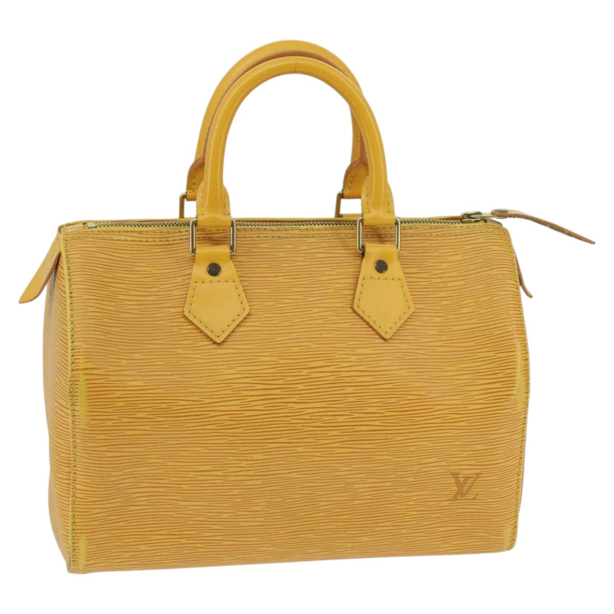 LOUIS VUITTON Epi Speedy 25 Hand Bag Tassili Yellow M43019 LV ep6343