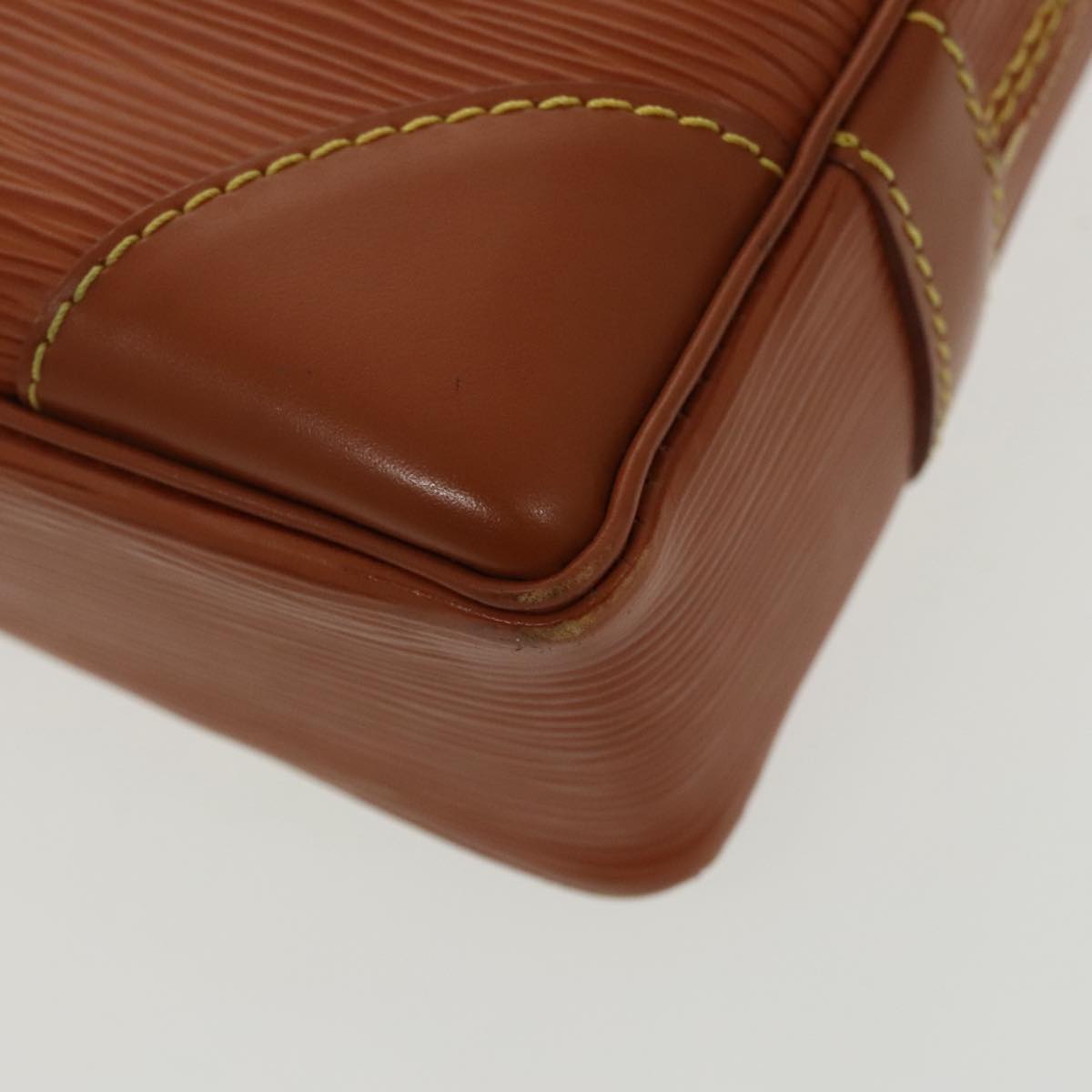 LOUIS VUITTON Epi Porte Documents Voyage Bag Zipangu Gold M54478 LV ep6345