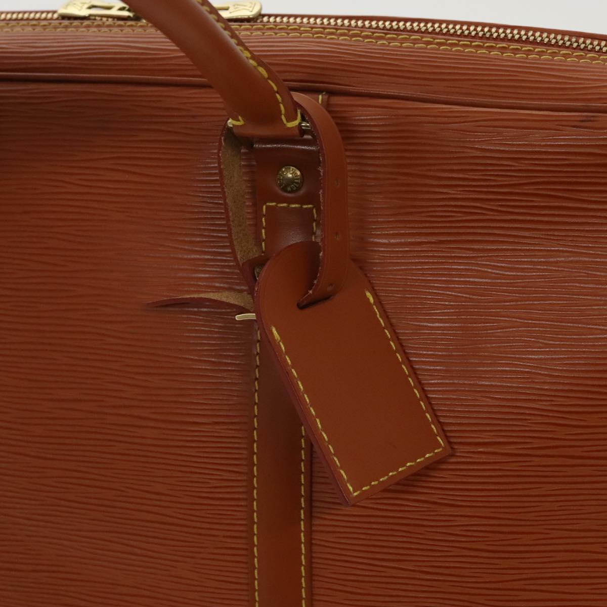 LOUIS VUITTON Epi Porte Documents Voyage Bag Zipangu Gold M54478 LV ep6345