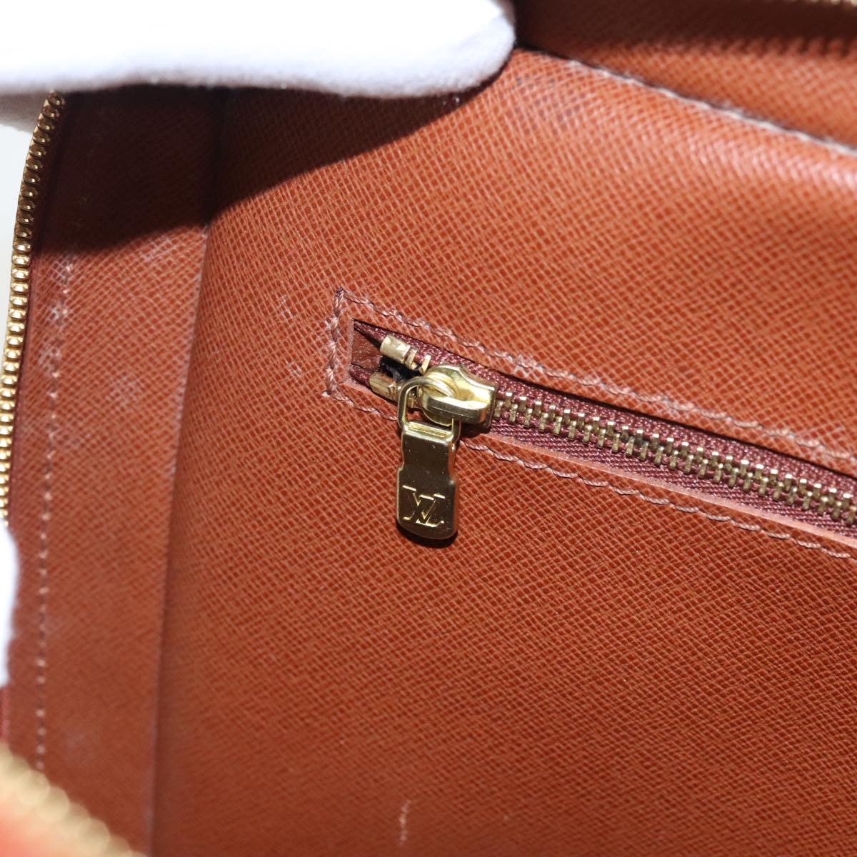 LOUIS VUITTON Epi Porte Documents Voyage Bag Zipangu Gold M54478 LV ep6345