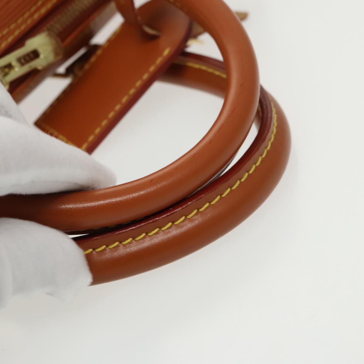 LOUIS VUITTON Epi Porte Documents Voyage Bag Zipangu Gold M54478 LV ep6345