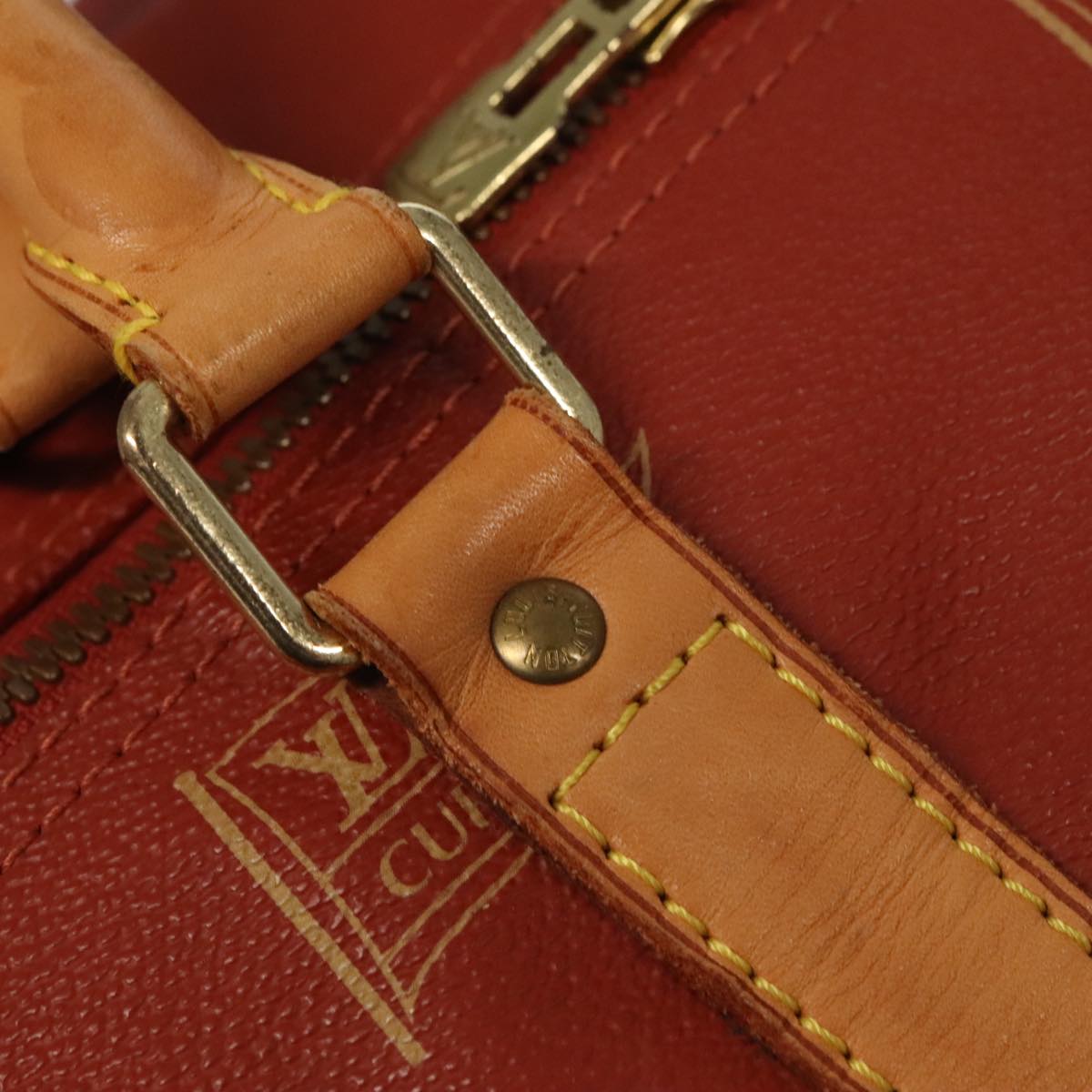LOUIS VUITTON LV Cup Kabul Boston Bag Red M80020 LV ep6346