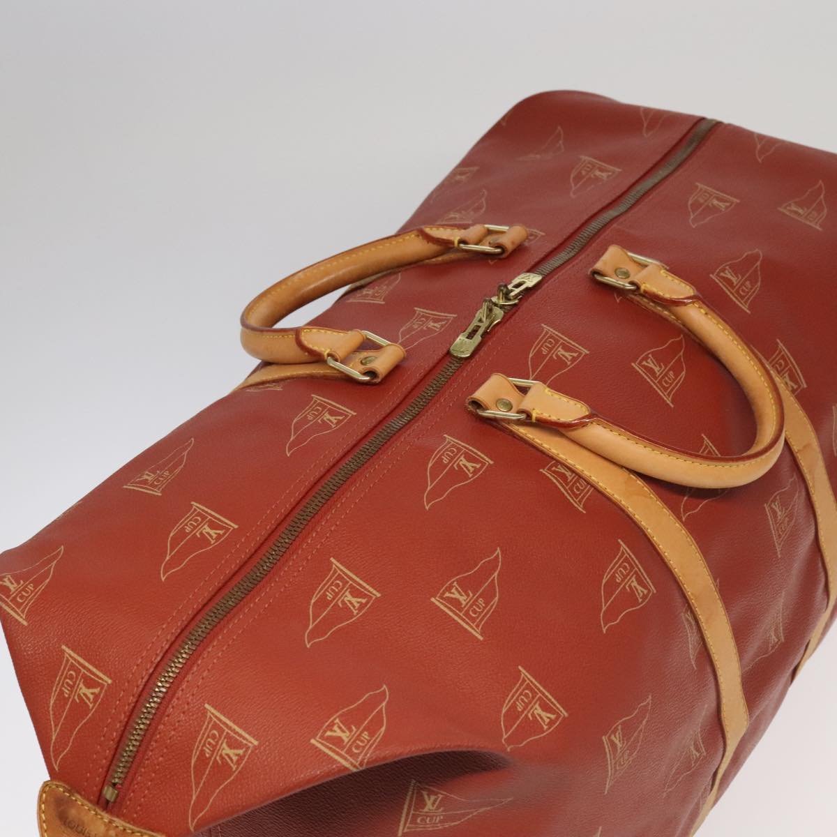 LOUIS VUITTON LV Cup Kabul Boston Bag Red M80020 LV ep6346