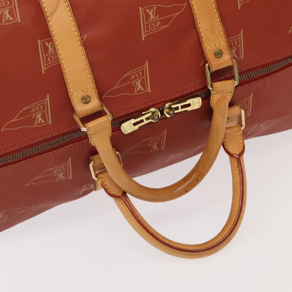 LOUIS VUITTON LV Cup Kabul Boston Bag Red M80020 LV ep6346