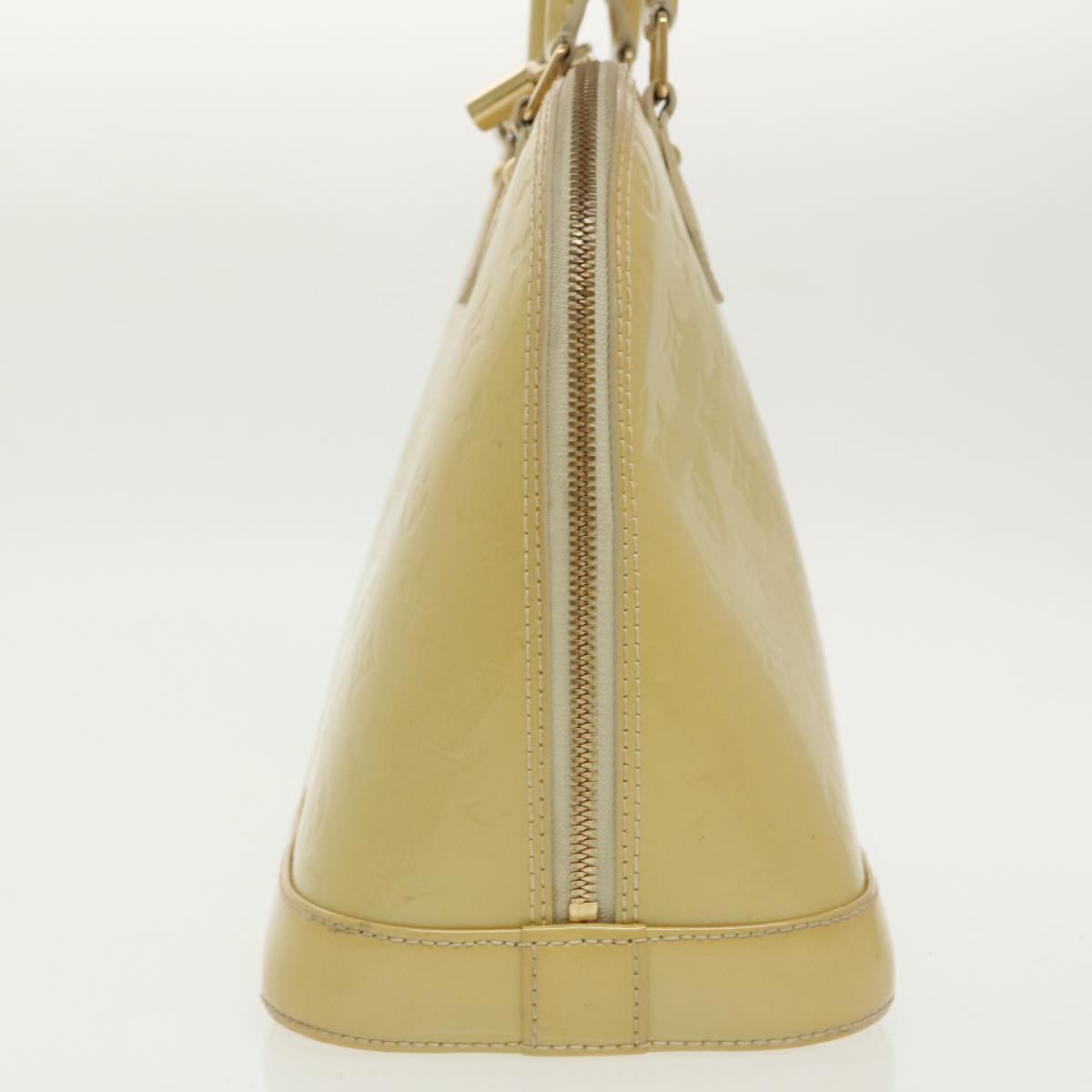 LOUIS VUITTON Monogram Vernis Alma PM Hand Bag Broncorail M91445 LV ep6351