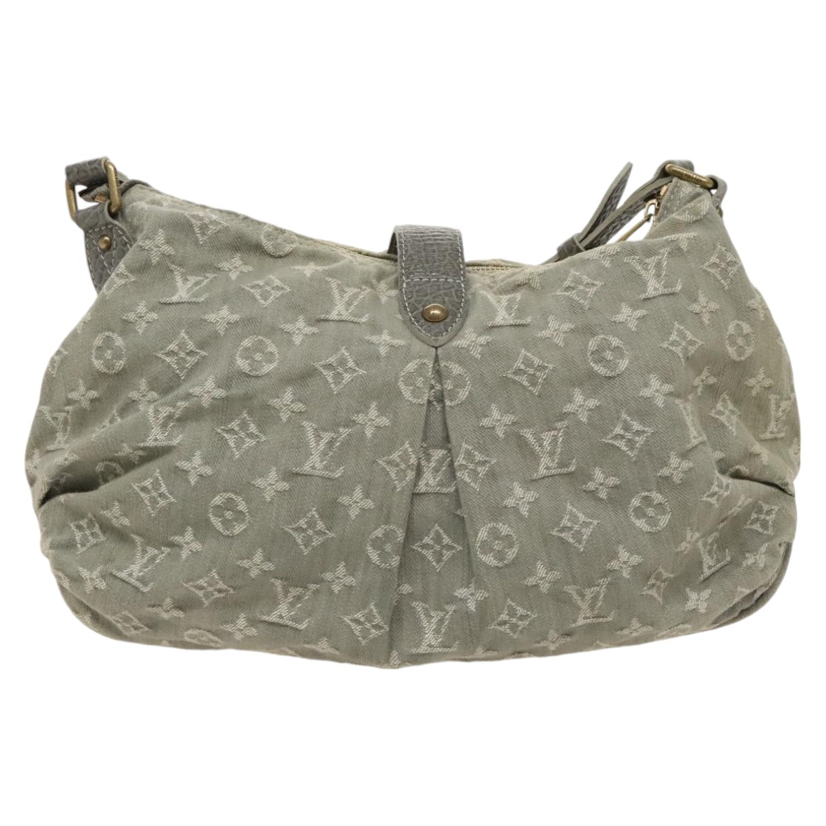 LOUIS VUITTON Monogram Denim Slytree Shoulder Bag Gray M95834 LV ep6360