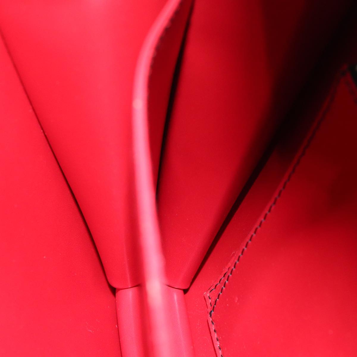LOUIS VUITTON Epi Osh Shoulder Bag Black Red M52444 LV ep6386