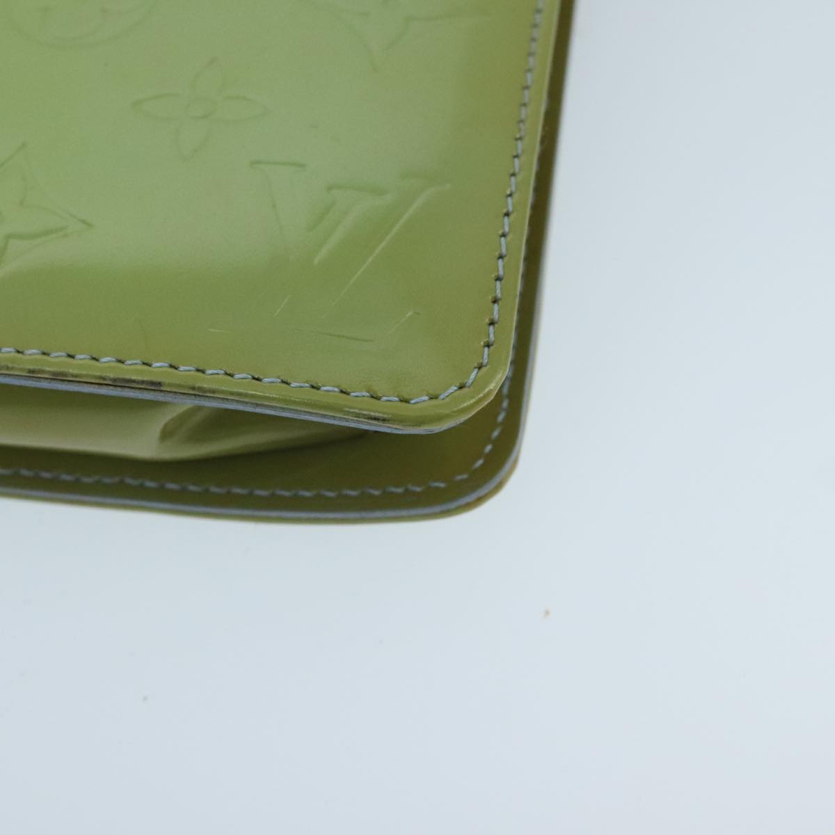 LOUIS VUITTON Monogram Vernis Lexington Pouch Baby Blue M91011 LV ep6393