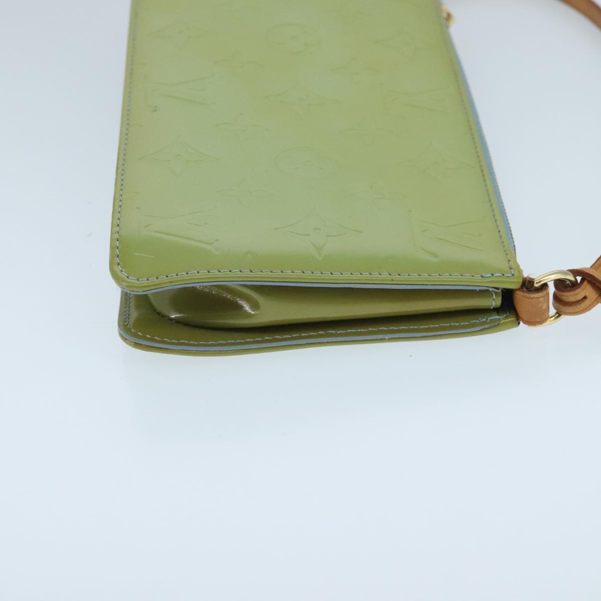 LOUIS VUITTON Monogram Vernis Lexington Pouch Baby Blue M91011 LV ep6393