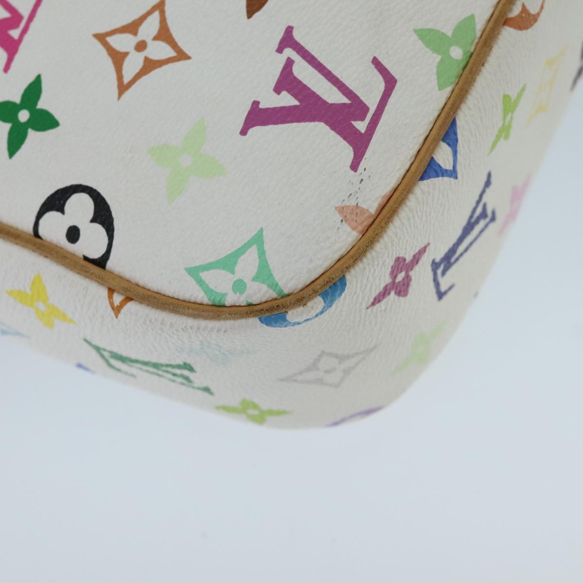 LOUIS VUITTON Monogram Multicolor Sologne Shoulder Bag White M92661 ep6396