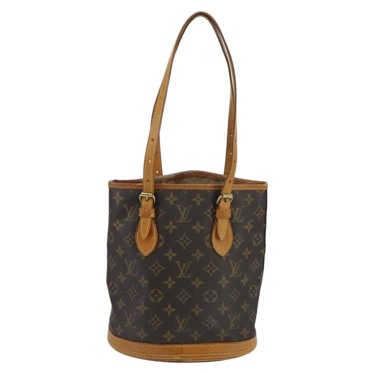 LOUIS VUITTON Monogram Bucket PM Shoulder Bag M42238 LV ep6428