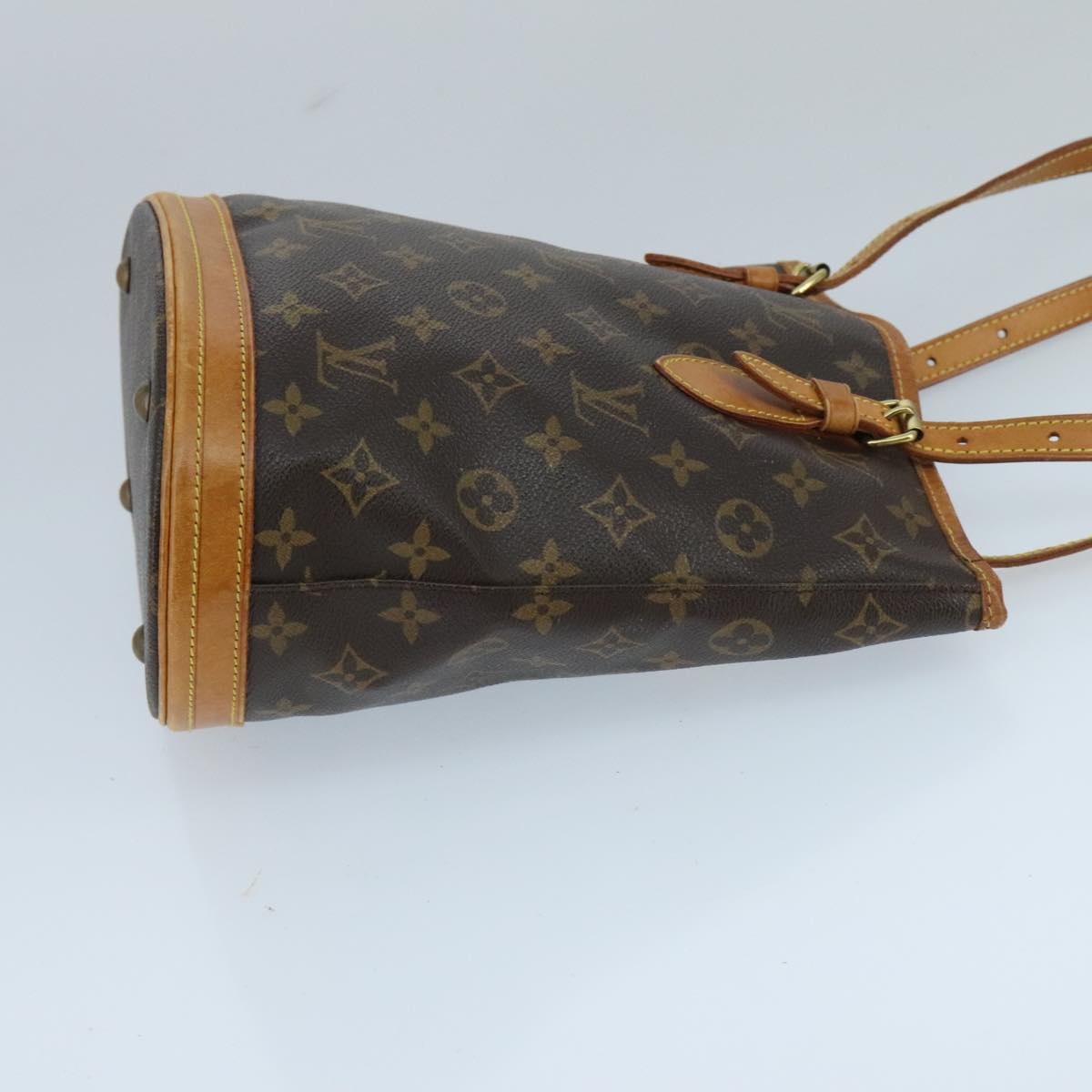 LOUIS VUITTON Monogram Bucket PM Shoulder Bag M42238 LV ep6428