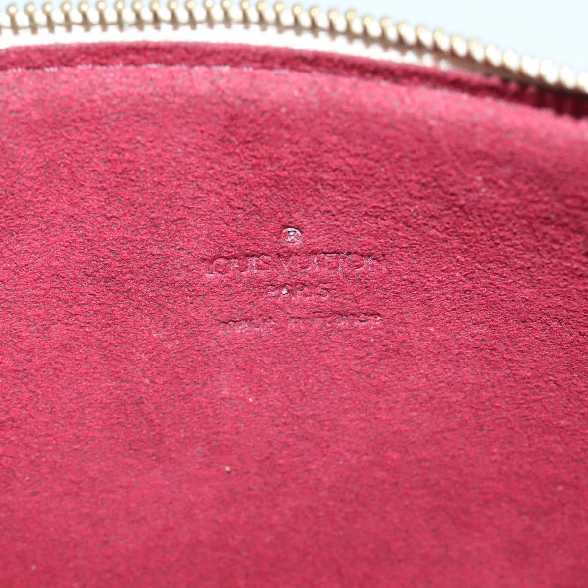 LOUIS VUITTON Monogram Multicolor Pochette Pouch White M92649 LV ep6432