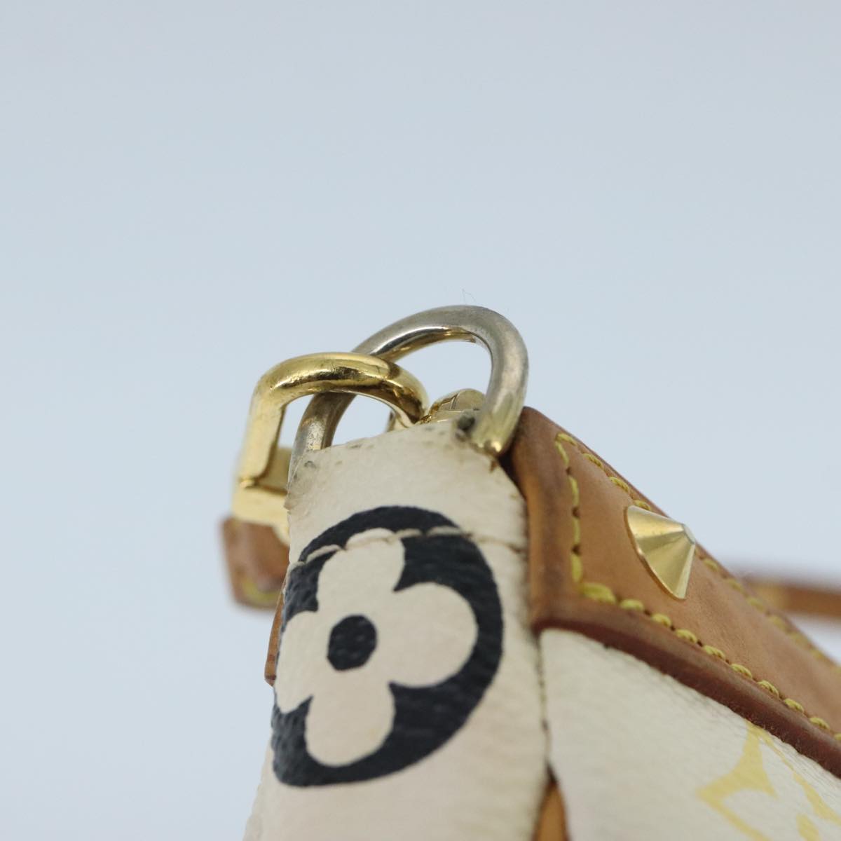 LOUIS VUITTON Monogram Multicolor Pochette Pouch White M92649 LV ep6432