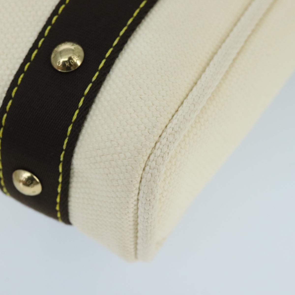 LOUIS VUITTON Antigua Cabas PM Tote Bag White Brown M40036 LV ep6433