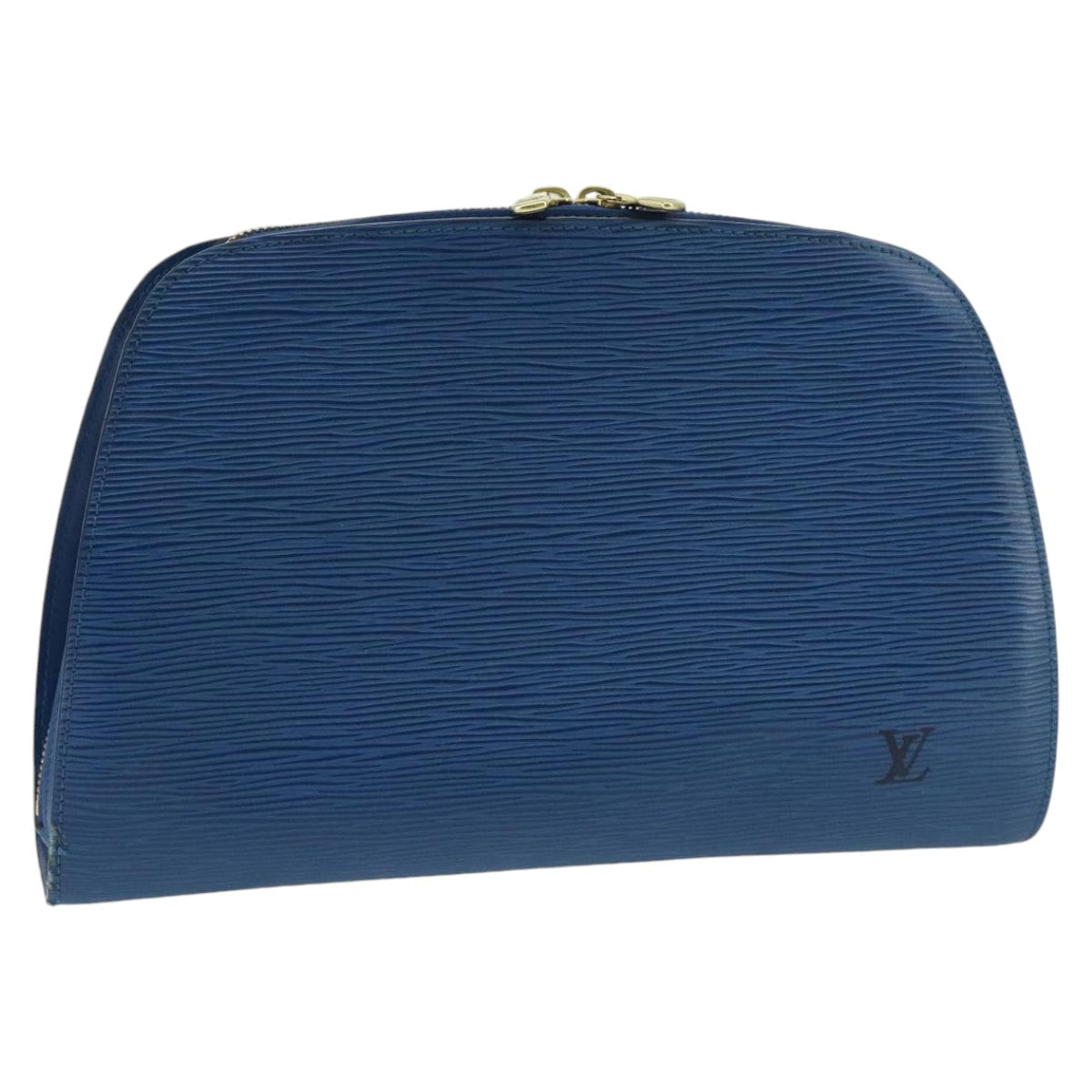 LOUIS VUITTON Epi Dauphine GM Pouch Blue M48435 LV ep6443
