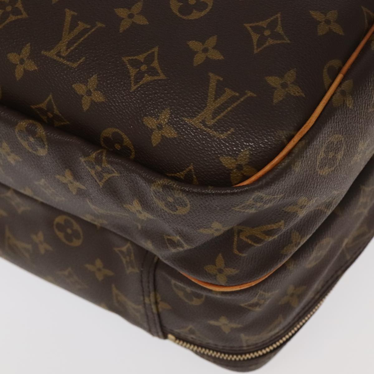 LOUIS VUITTON Monogram Alize de Poche Boston Bag 2way M41392 LV ep6461