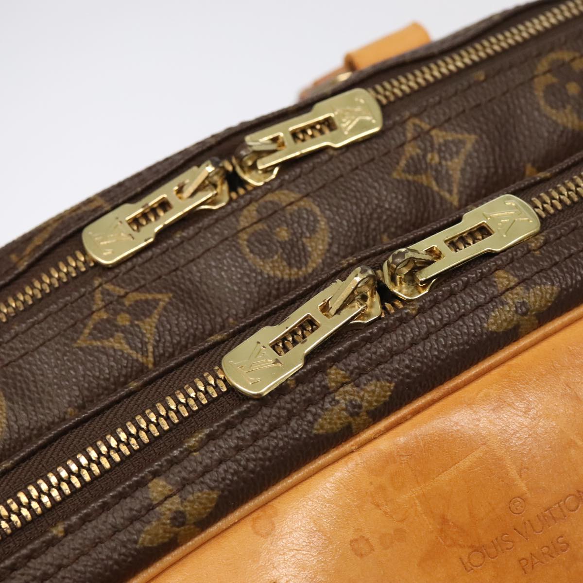 LOUIS VUITTON Monogram Alize de Poche Boston Bag 2way M41392 LV ep6461