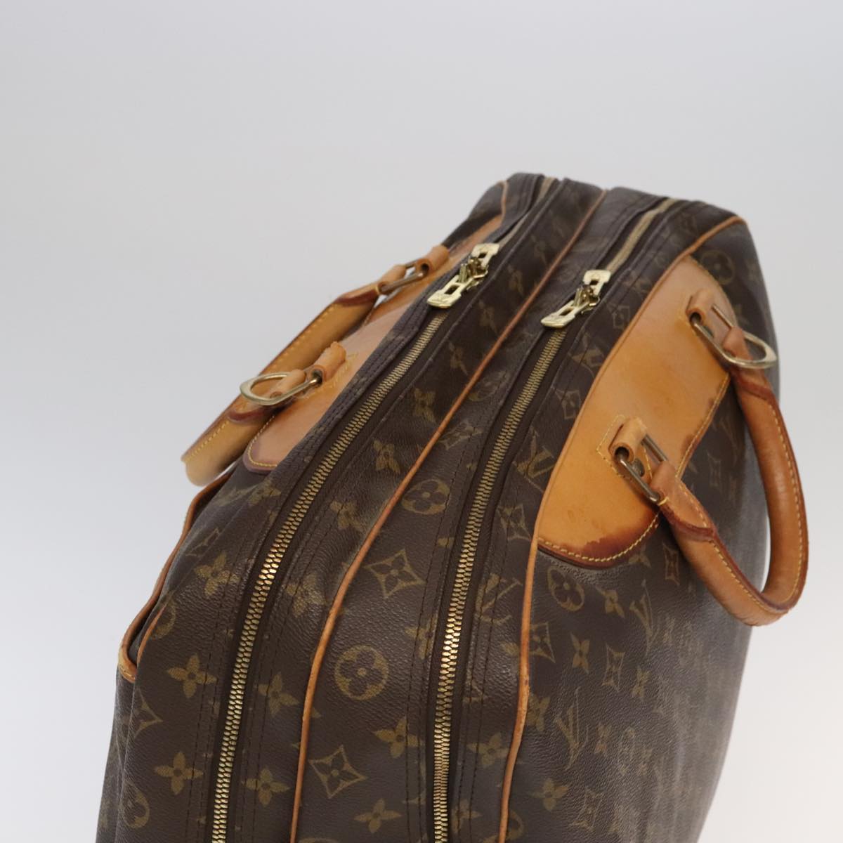 LOUIS VUITTON Monogram Alize de Poche Boston Bag 2way M41392 LV ep6461