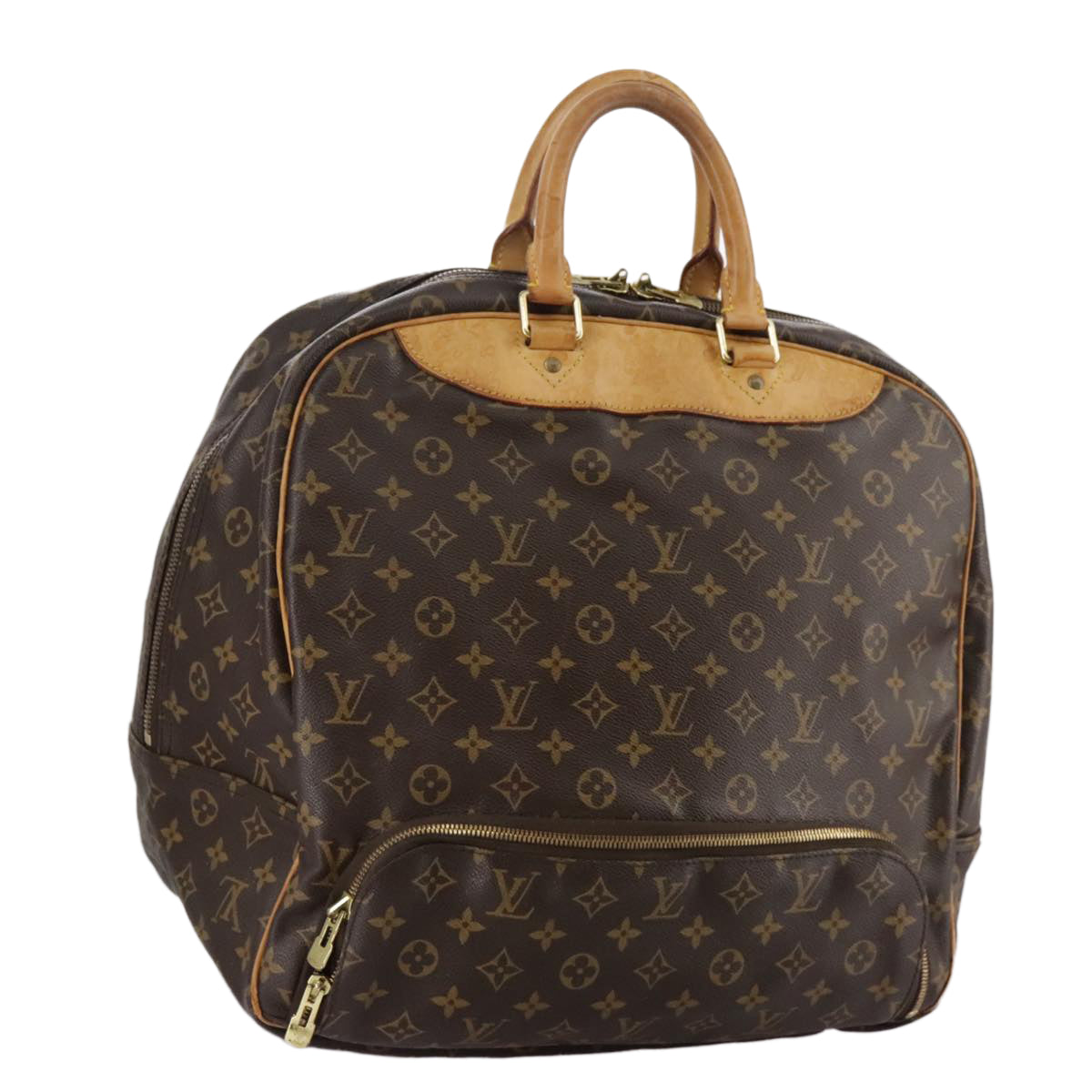 LOUIS VUITTON Monogram Evasion Boston Bag M41443 LV ep7062