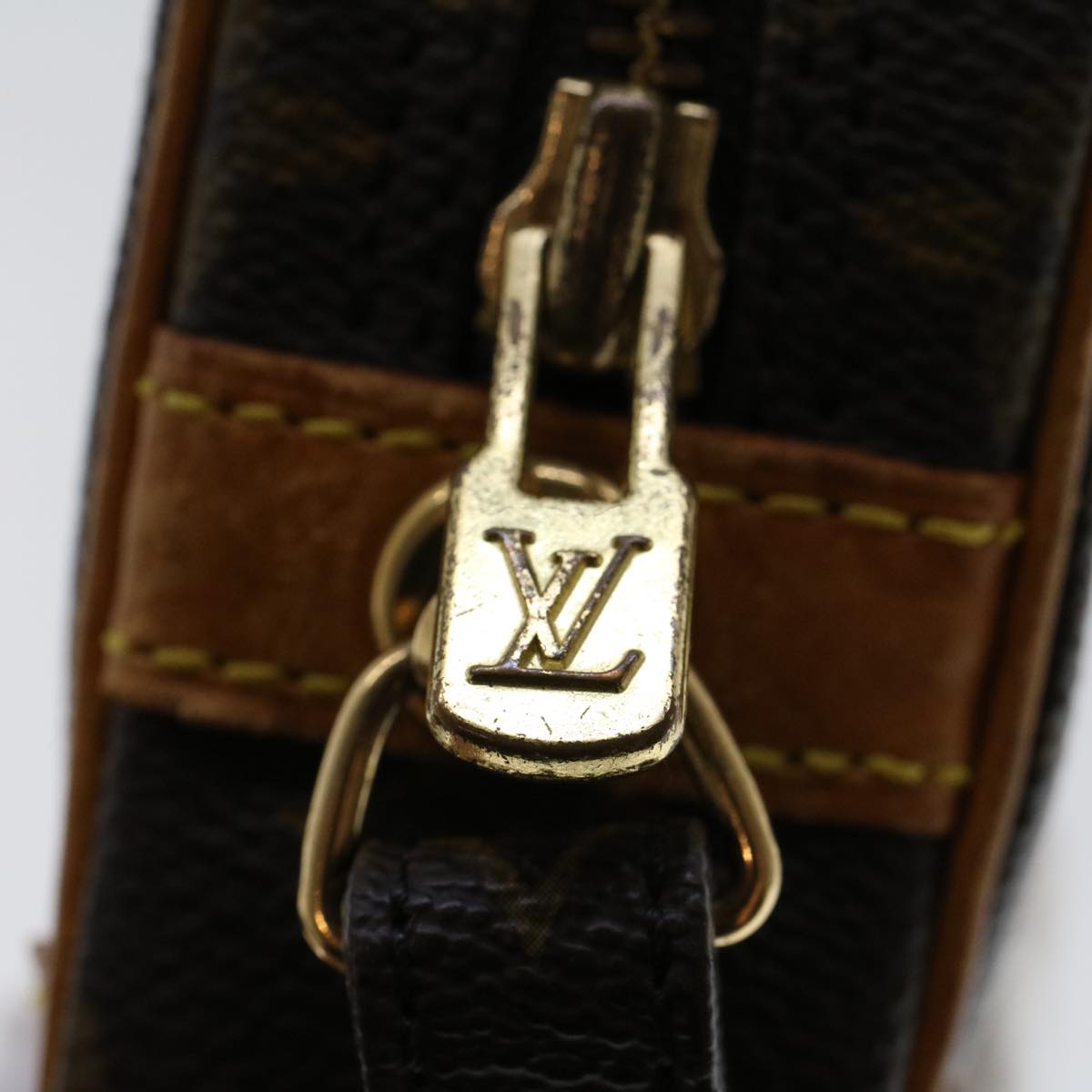LOUIS VUITTON Monogram Marly Dragonne PM Clutch Bag M51827 LV ep847