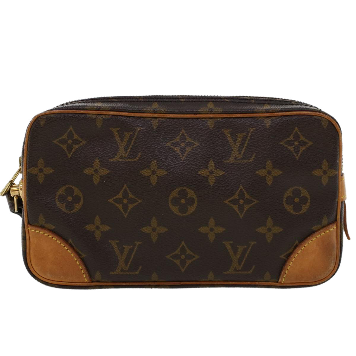 LOUIS VUITTON Monogram Marly Dragonne PM Clutch Bag M51827 LV ep847