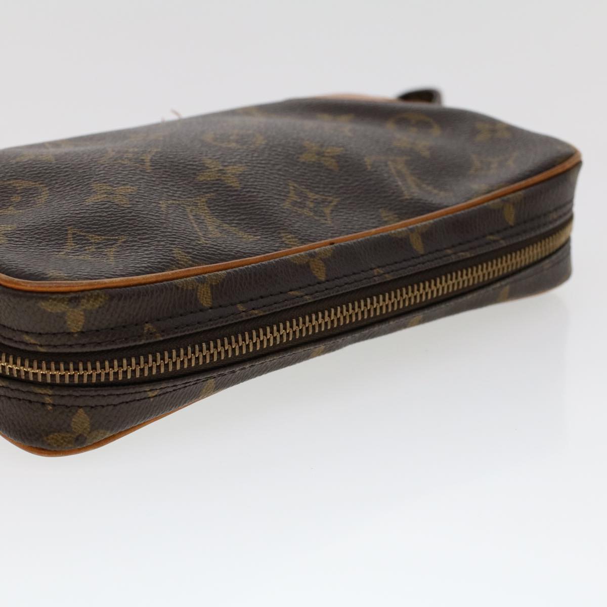 LOUIS VUITTON Monogram Marly Dragonne PM Clutch Bag M51827 LV ep847