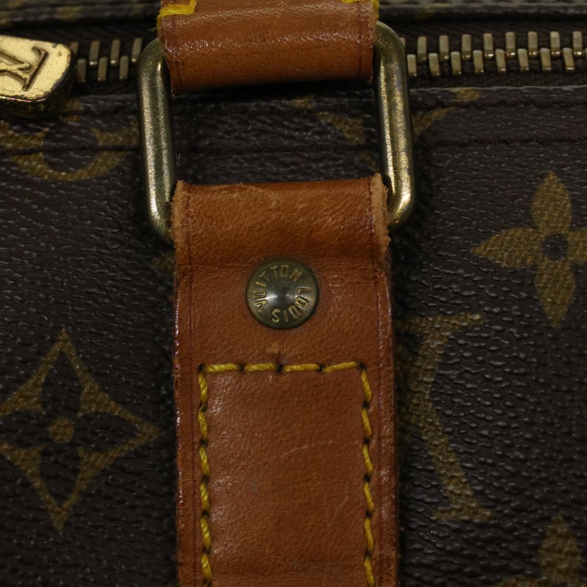 LOUIS VUITTON Monogram Keepall 55 Boston Bag M41424 LV ep852