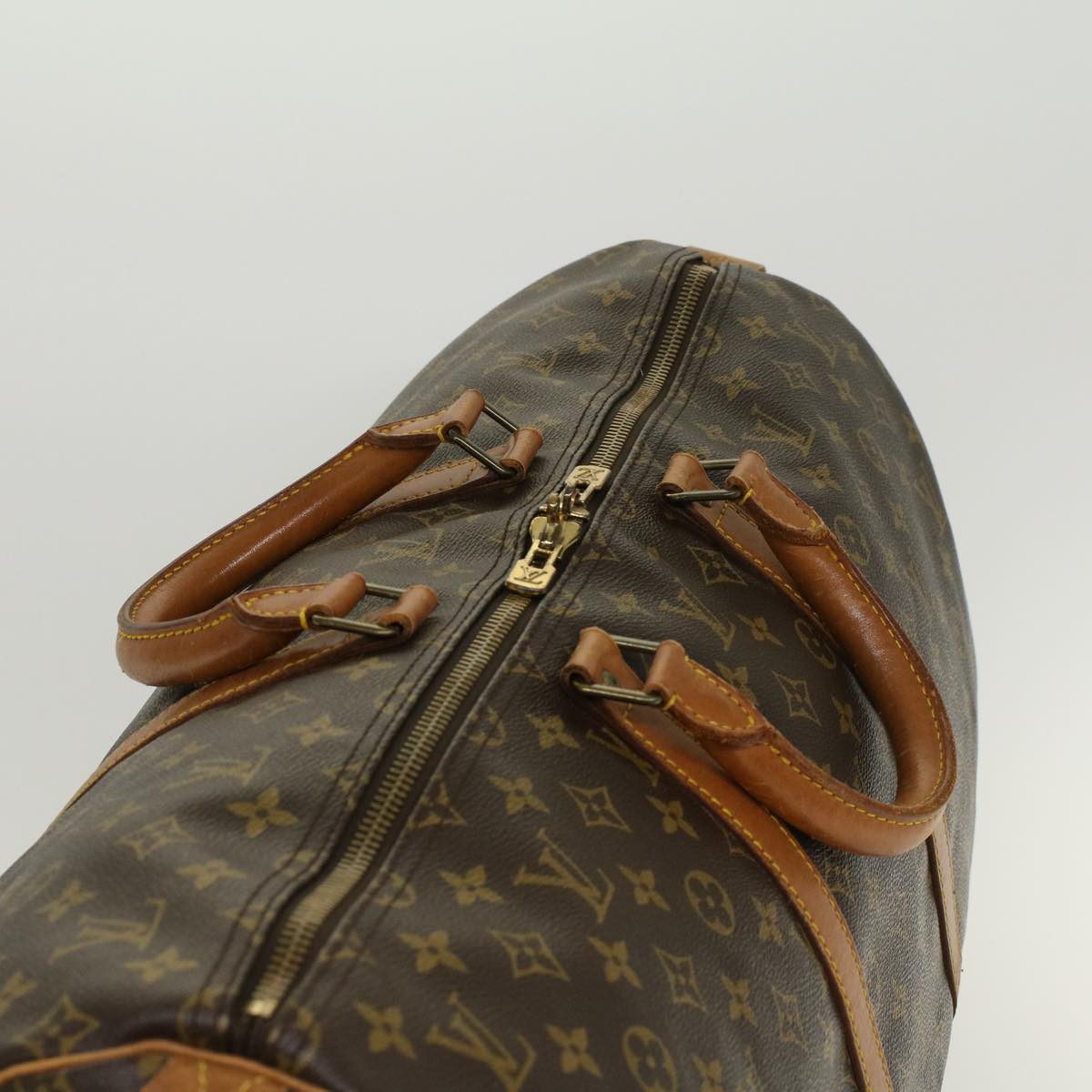 LOUIS VUITTON Monogram Keepall 55 Boston Bag M41424 LV ep852