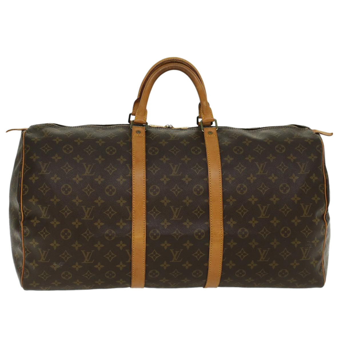 LOUIS VUITTON Monogram Keepall 55 Boston Bag M41424 LV ep853