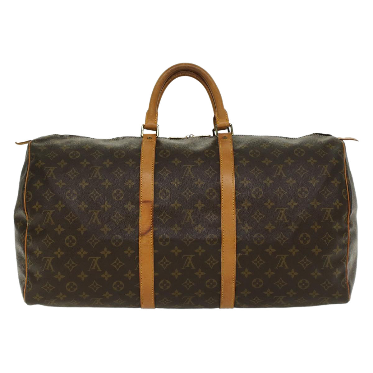 LOUIS VUITTON Monogram Keepall 55 Boston Bag M41424 LV ep853
