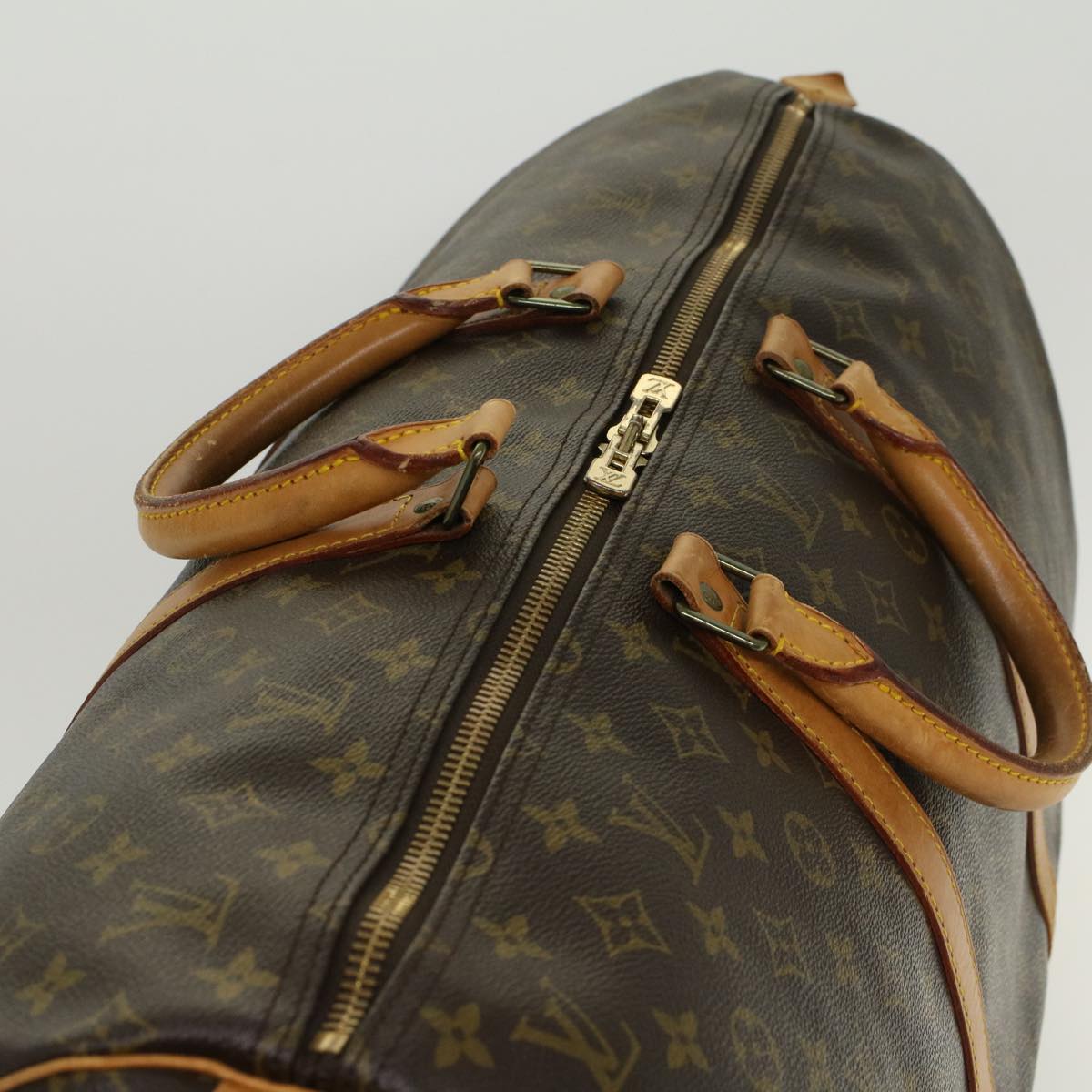LOUIS VUITTON Monogram Keepall 55 Boston Bag M41424 LV ep853