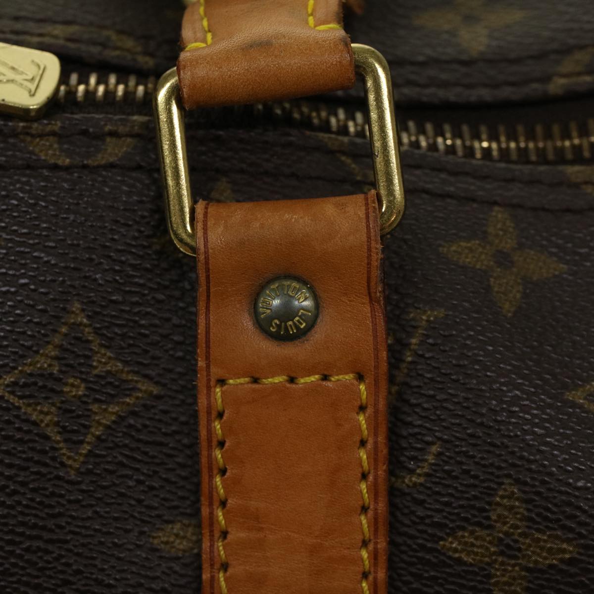 LOUIS VUITTON Monogram Keepall 55 Boston Bag M41424 LV ep855