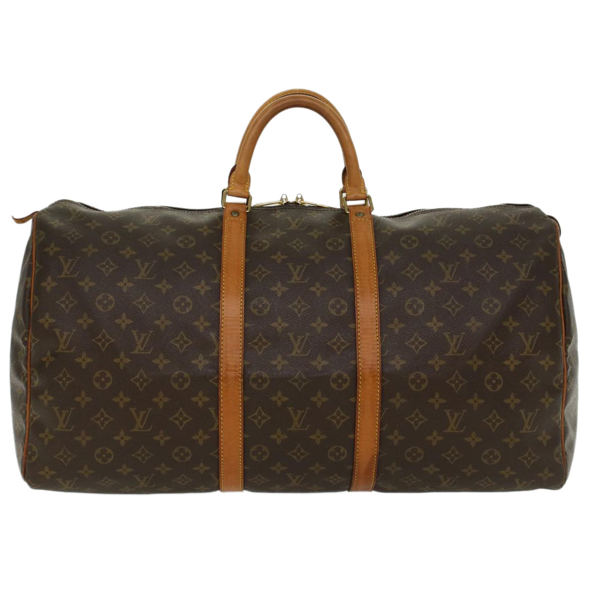 LOUIS VUITTON Monogram Keepall 55 Boston Bag M41424 LV ep855