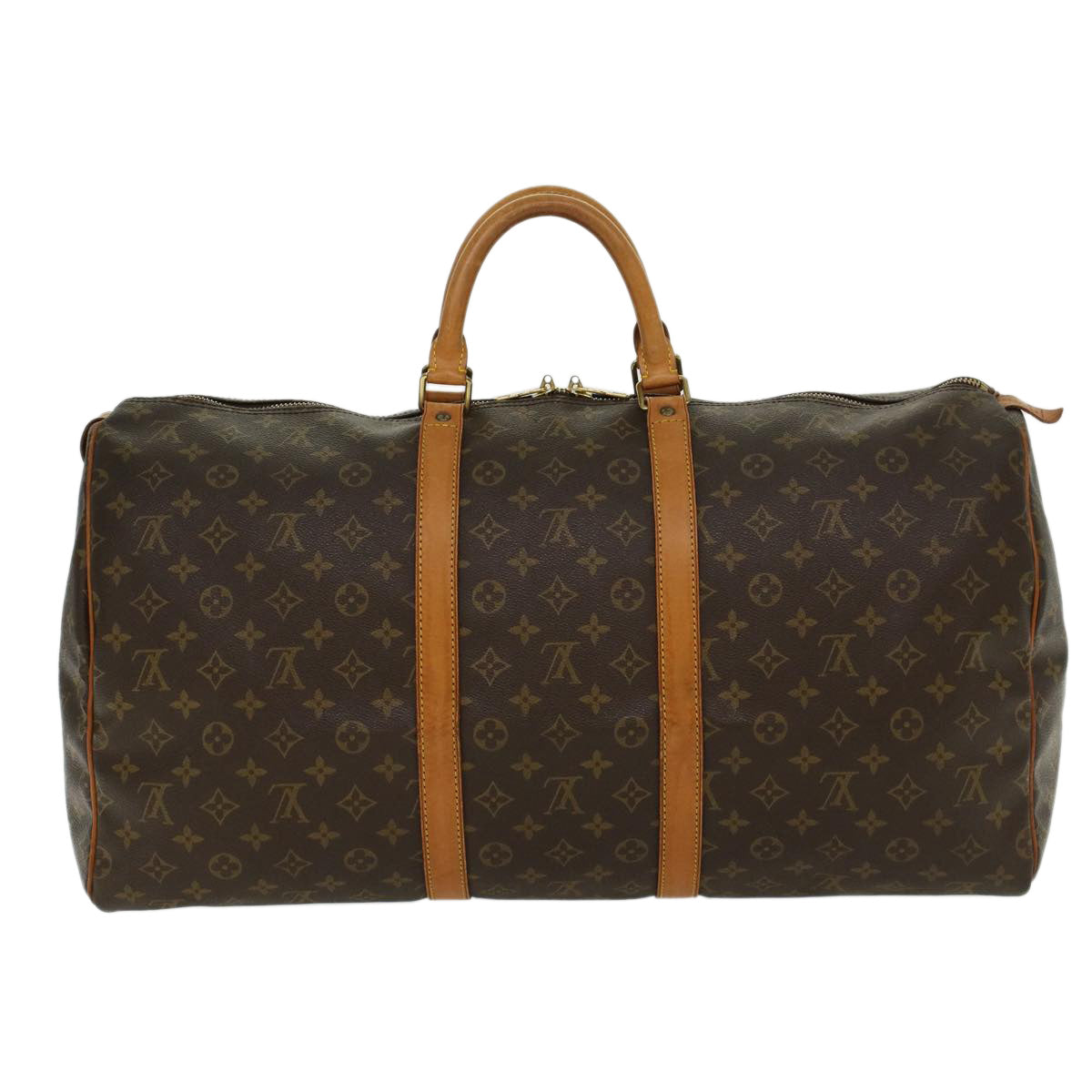 LOUIS VUITTON Monogram Keepall 55 Boston Bag M41424 LV ep855