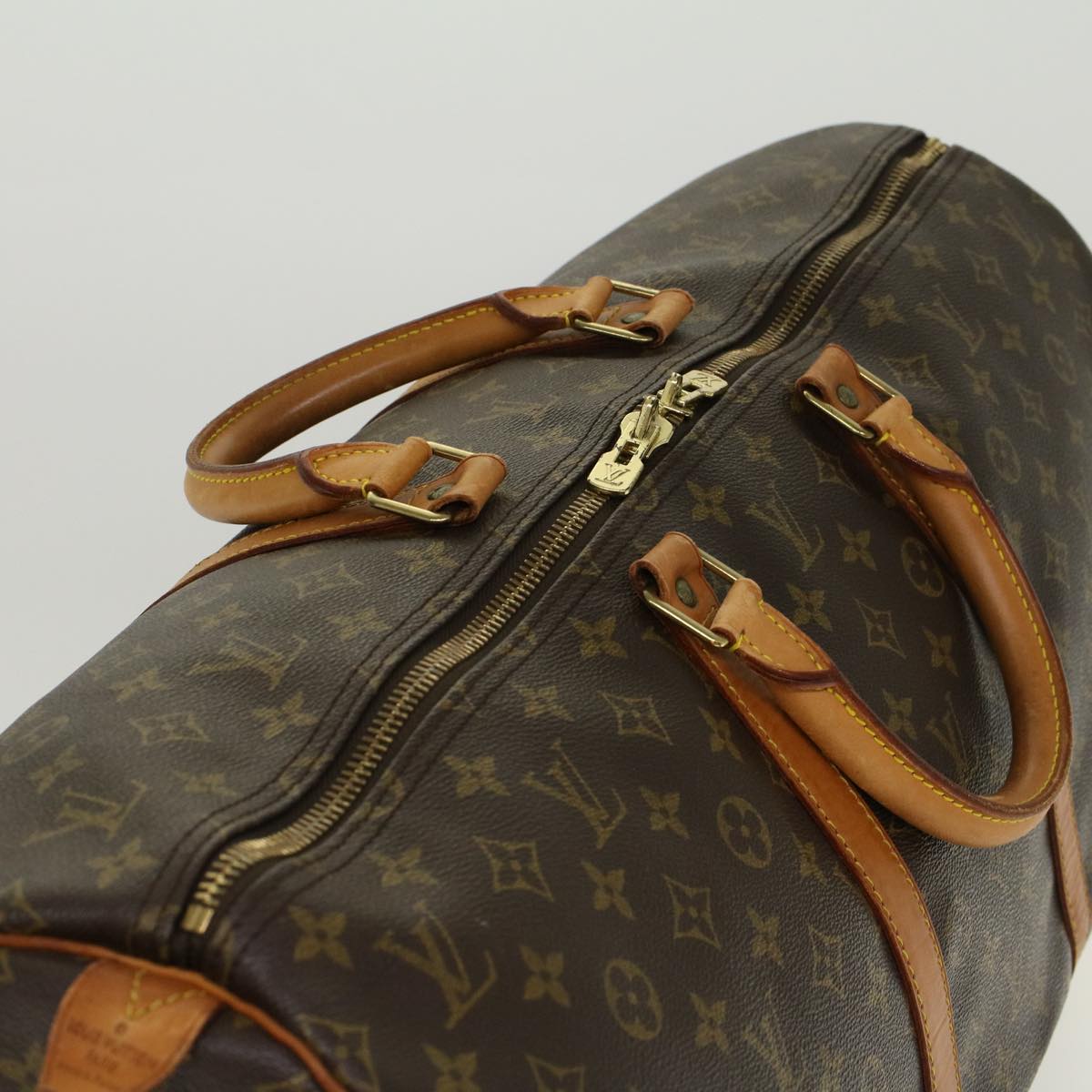 LOUIS VUITTON Monogram Keepall 55 Boston Bag M41424 LV ep855