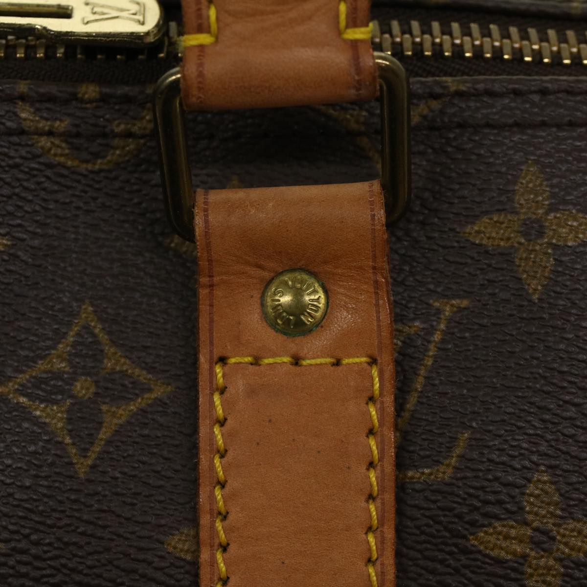LOUIS VUITTON Monogram Keepall Bandouliere 55 Boston Bag M41414 LV ep879