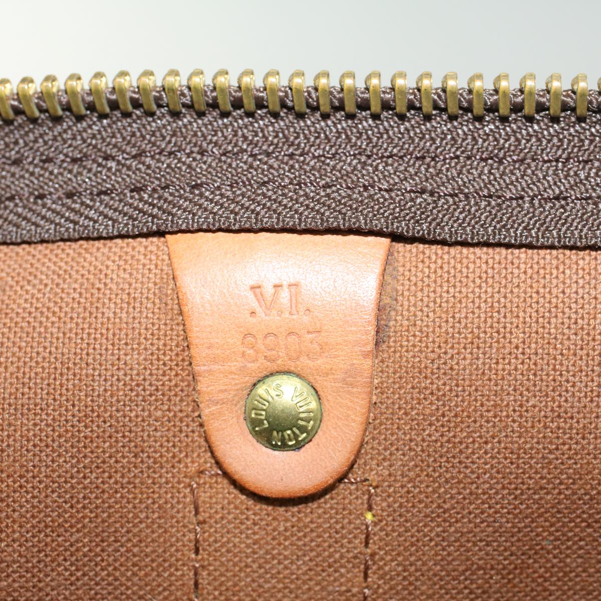 LOUIS VUITTON Monogram Keepall Bandouliere 55 Boston Bag M41414 LV ep879