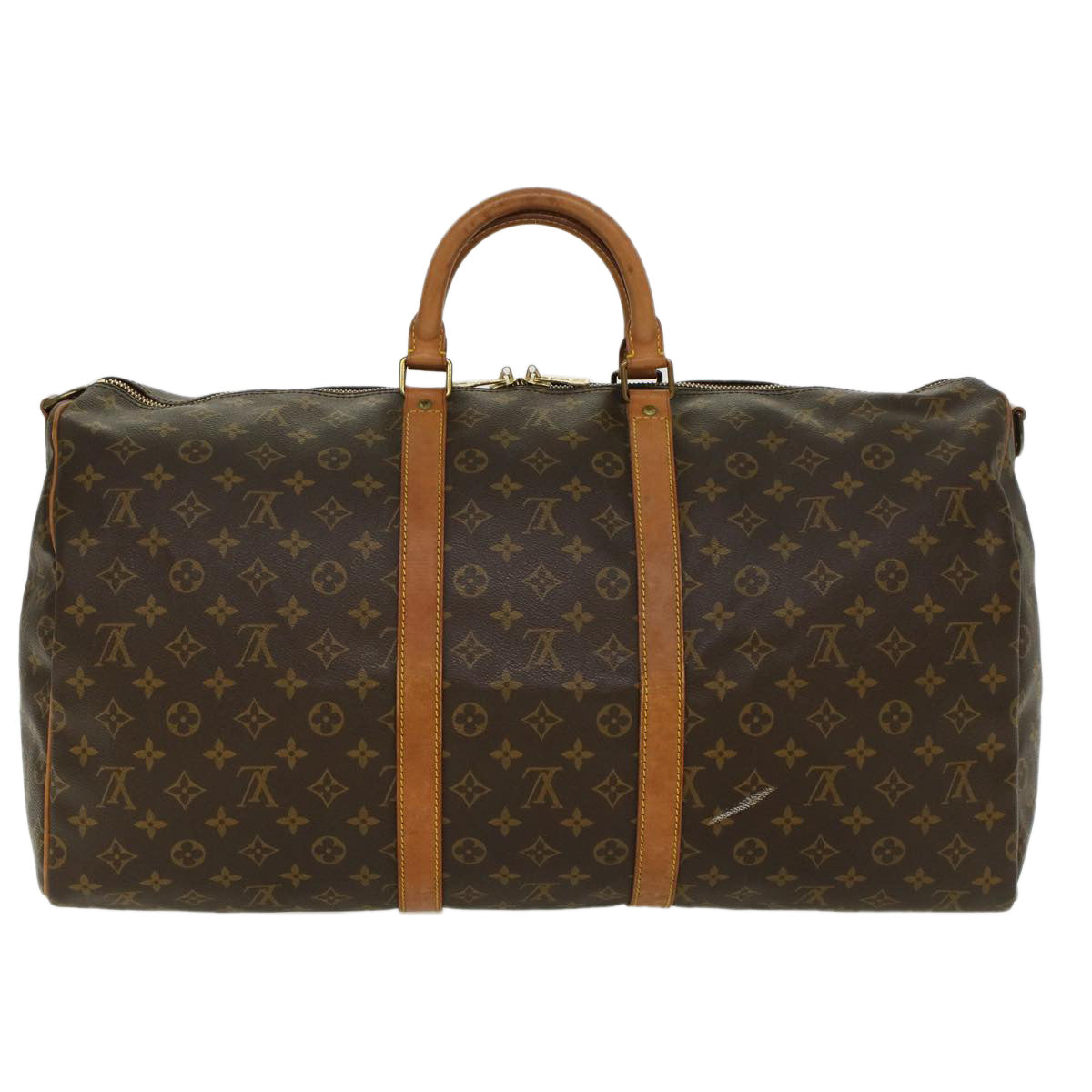LOUIS VUITTON Monogram Keepall Bandouliere 55 Boston Bag M41414 LV ep879