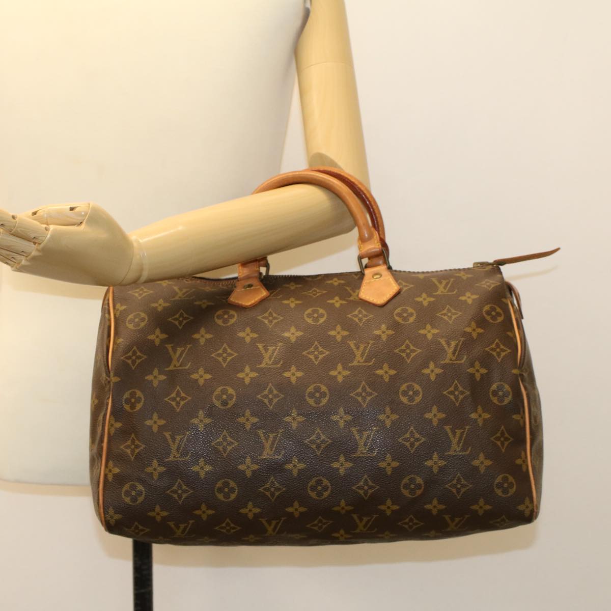 LOUIS VUITTON Monogram Speedy 35 Hand Bag M41524 LV ep882