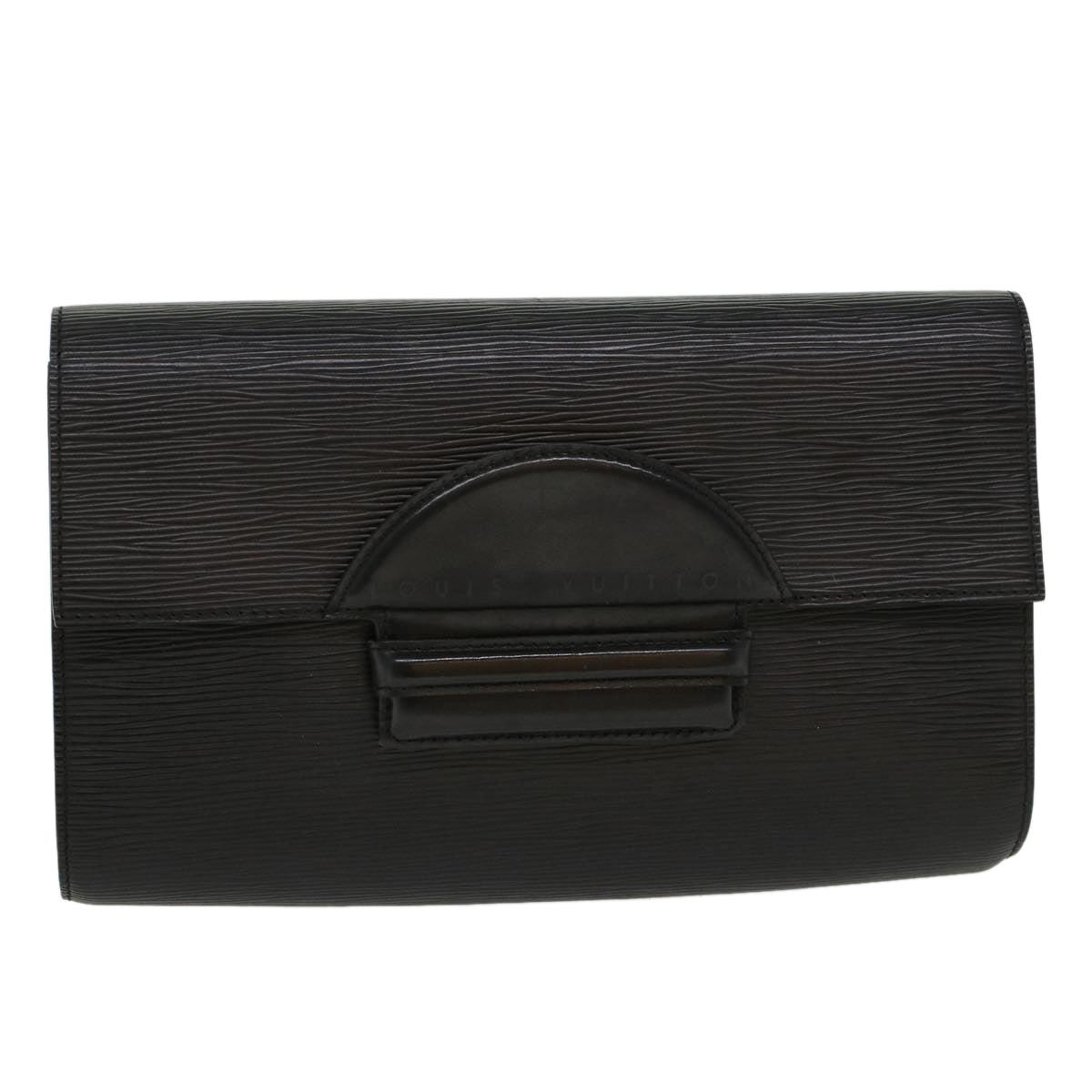 LOUIS VUITTON Epi Chaillot Clutch Bag Black M52542 LV ep890