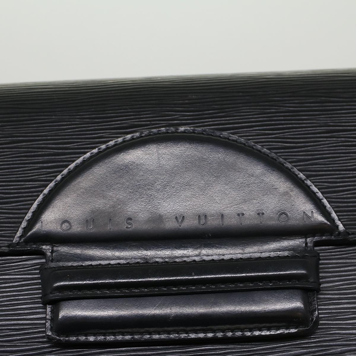 LOUIS VUITTON Epi Chaillot Clutch Bag Black M52542 LV ep890