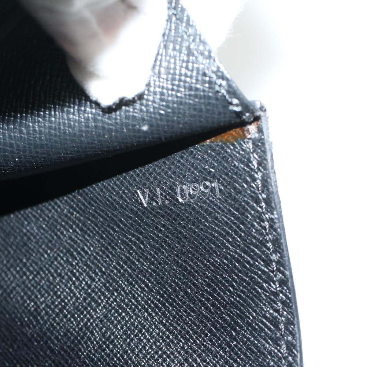 LOUIS VUITTON Epi Chaillot Clutch Bag Black M52542 LV ep890