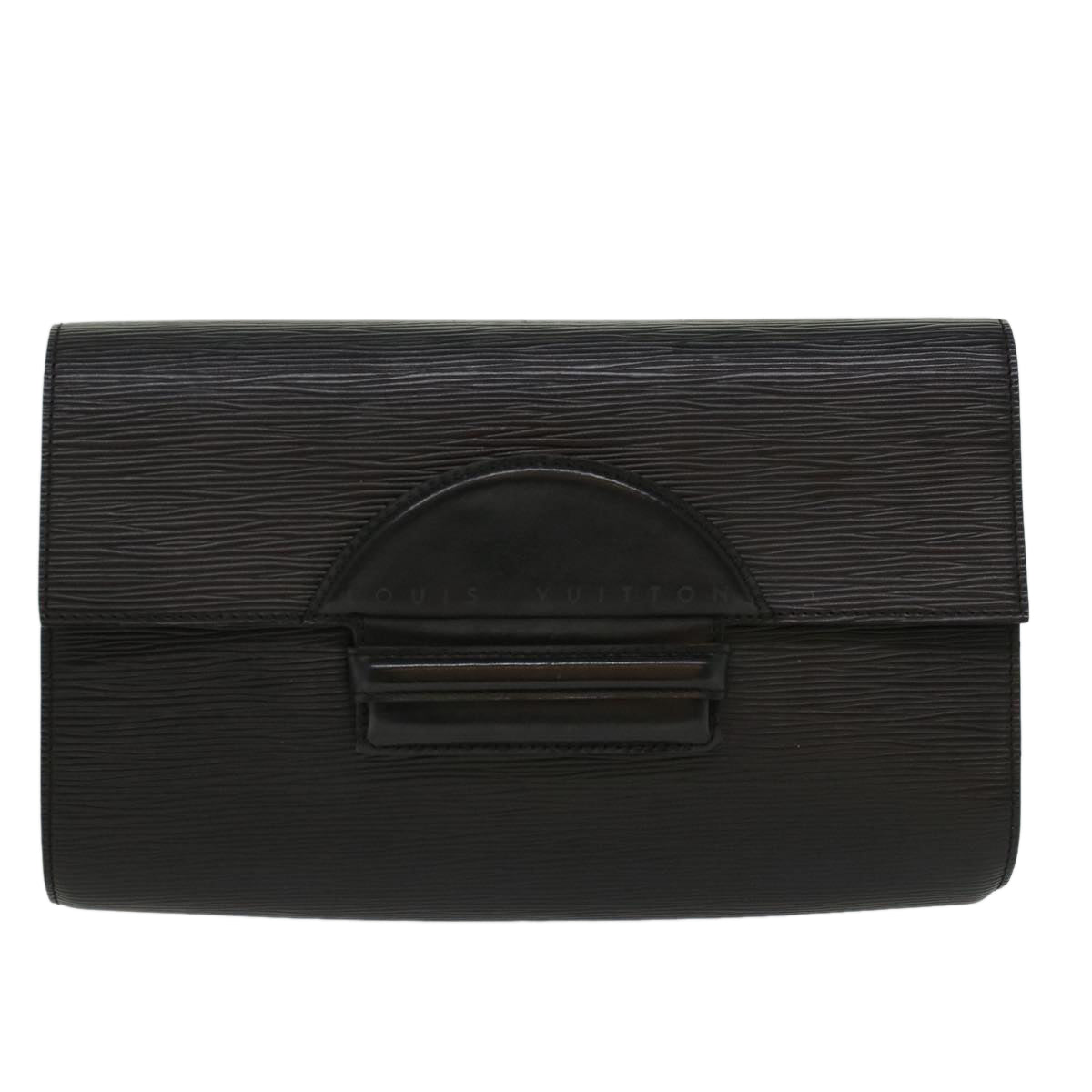 LOUIS VUITTON Epi Chaillot Clutch Bag Black M52542 LV ep890