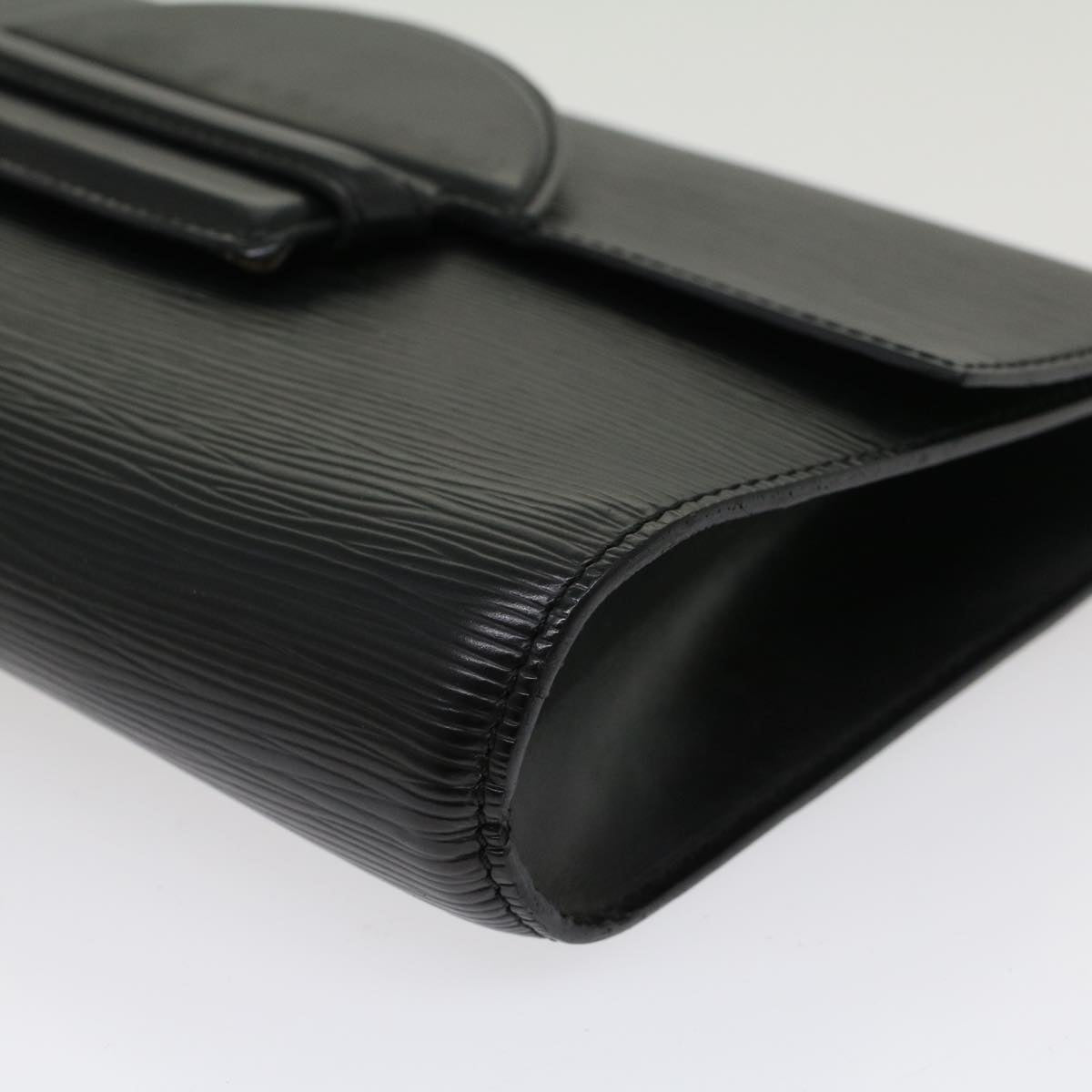 LOUIS VUITTON Epi Chaillot Clutch Bag Black M52542 LV ep890