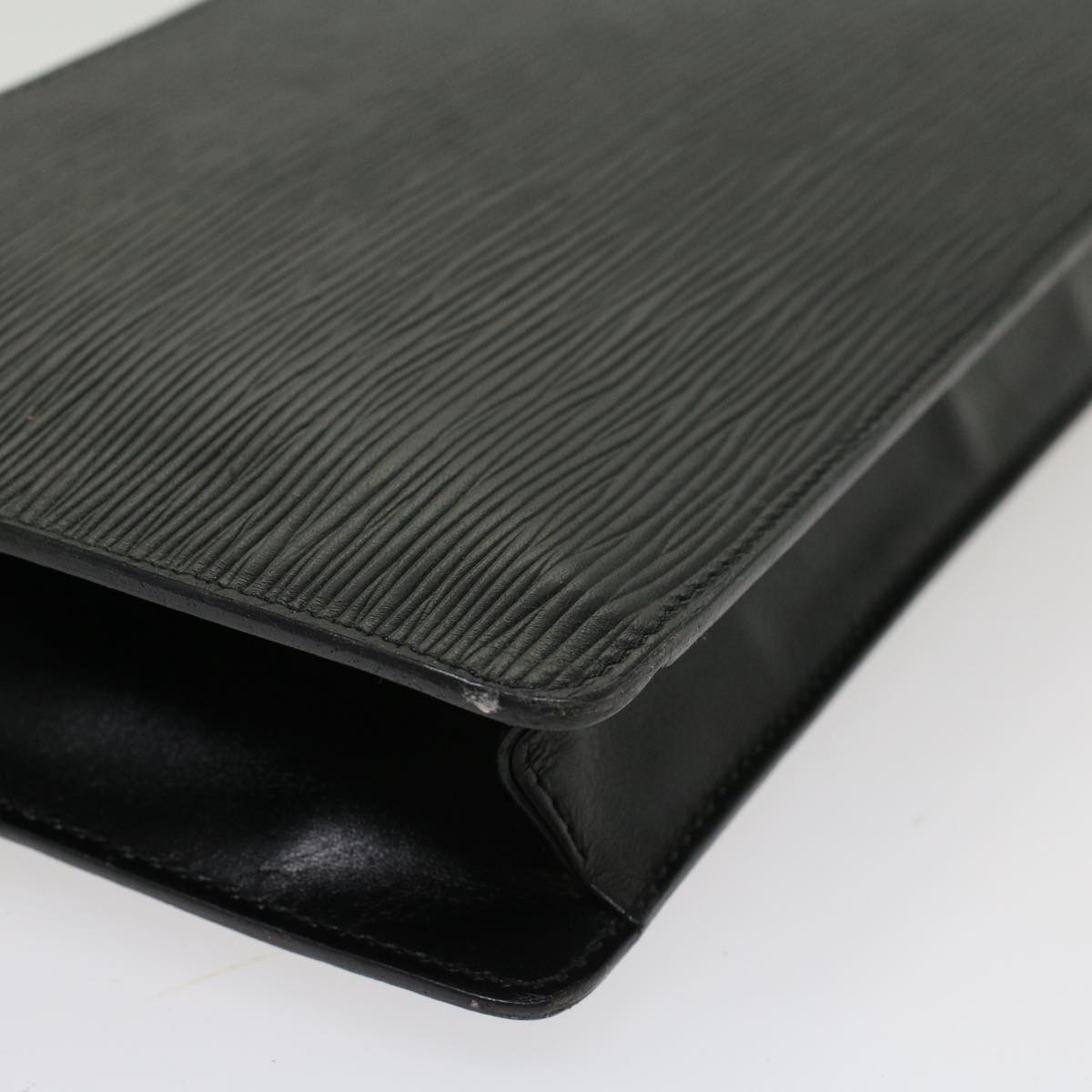 LOUIS VUITTON Epi Montaigne 27 Clutch Bag Black M52652 LV ep891