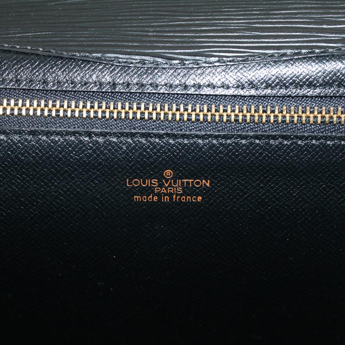 LOUIS VUITTON Epi Montaigne 27 Clutch Bag Black M52652 LV ep891