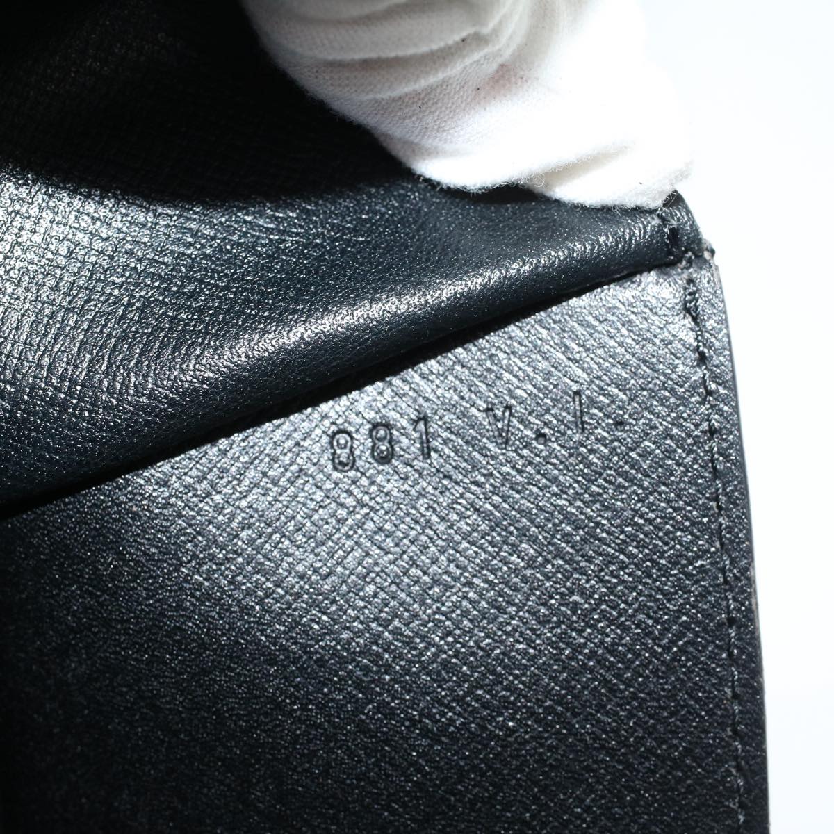 LOUIS VUITTON Epi Montaigne 27 Clutch Bag Black M52652 LV ep891